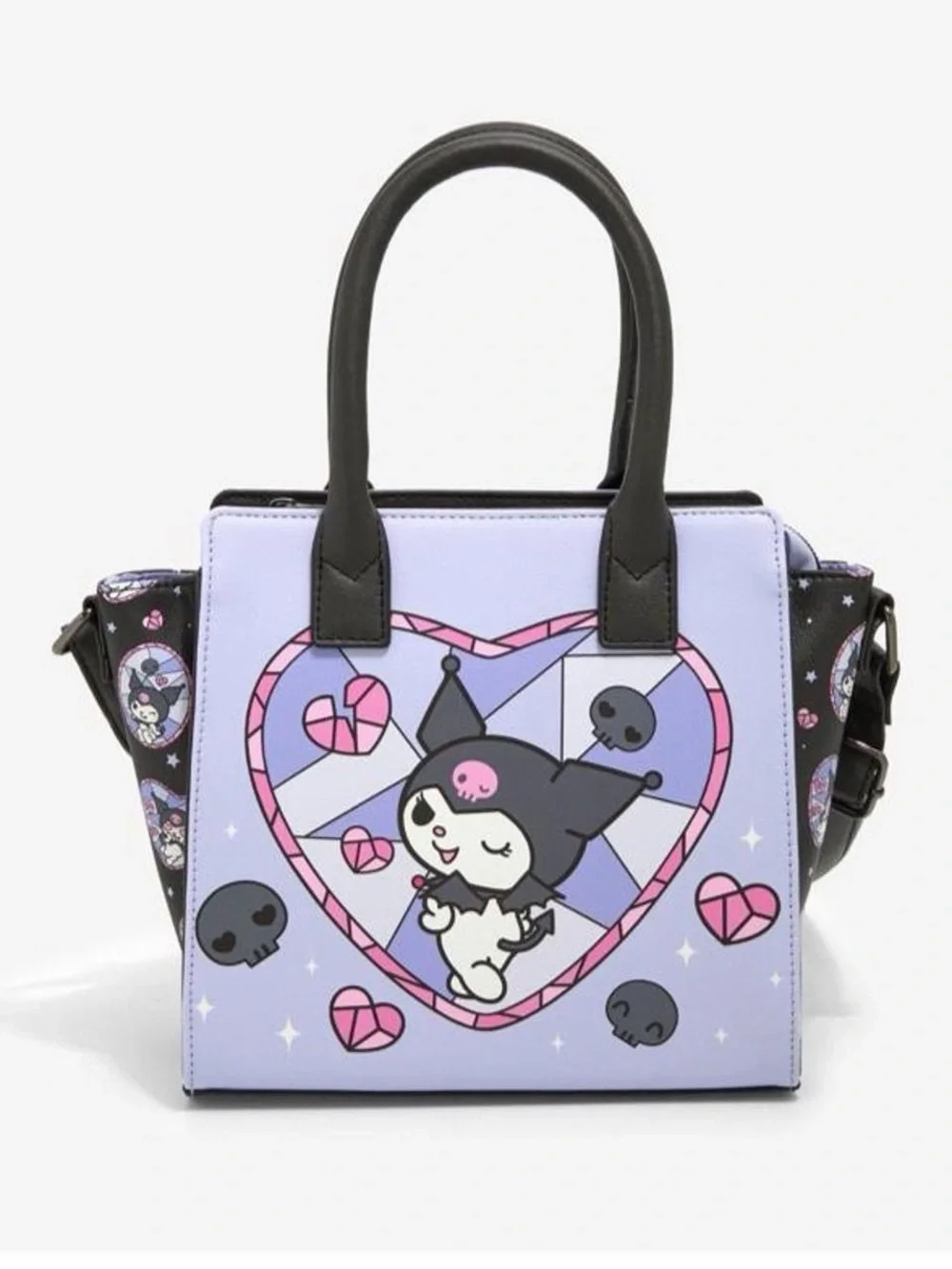 Kuromi Heart Graphic Purse